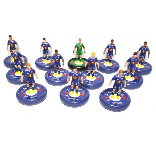 Subbuteo Andrew Table Soccer Red Bull Salzburg away kit 2013-14 on WSB Professional bases